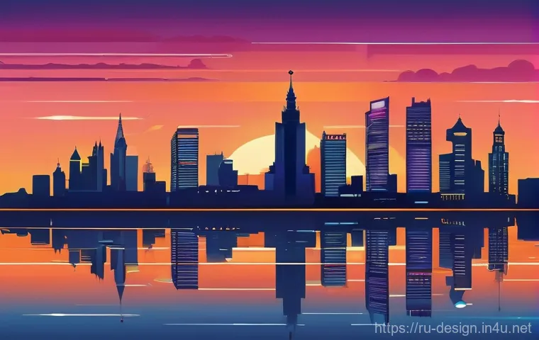 일러스트레이터 고급 기능 - **Moscow Cityscape Vector Art at Sunset:**
"A stunning vector art illustration of a Moscow citys...